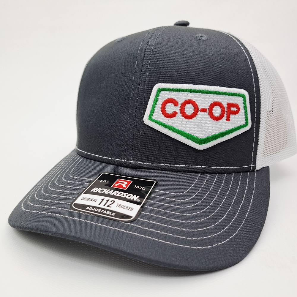 CO-OP Feeds Richardson 112 Trucker Cap Hat Mesh Snapback Textured Patch